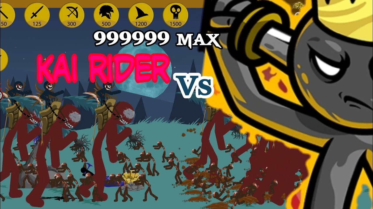 ONLY KAI RIDER stick war :legacy (mod stick war 99999999 kai rider ...