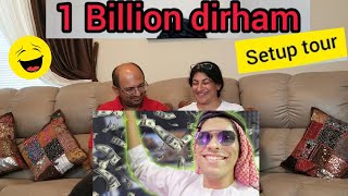 10 BILLION DIRHAM SETUP TOUR | Mythpat | Funny Reaction by | Indian American Vlogger
