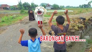 Akibat mengejek barongan Cupu barongan singa marah