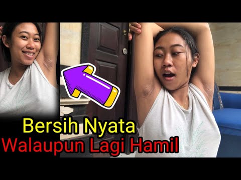 CABUT per Helai || ketiak cewek bersih, wanita waxing sendiri dirumah / Emma Sugar - ketiak gadis