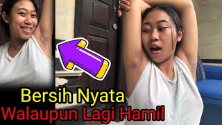 CABUT per Helai || ketiak cewek bersih, wanita waxing sendiri dirumah / Emma Sugar - ketiak gadis