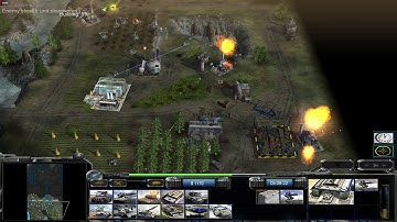 C&C Generals Contra 009 Patch 2 Laser general vs Cybernetic general[Hard](13)