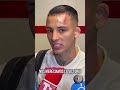 Kevin castaño dando sus declaraciones