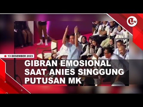 GIBRAN EMOSIONAL HINGGA AJAK PENDUKUNG BERSORAK | U-NEWS