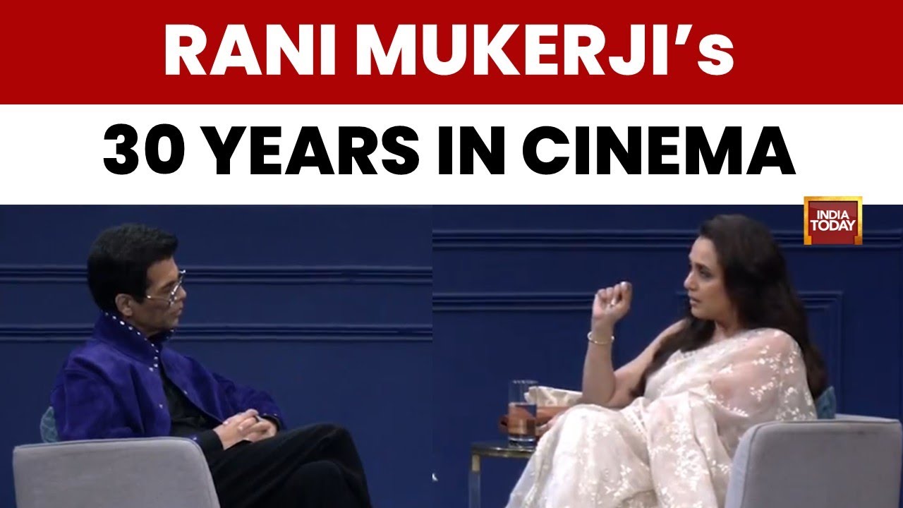 Karan Johar and Rani Mukerji celebrate 30 Years of Actress Rani Mukerji's career | India Today