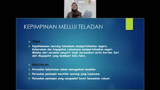 KSBA MASTERI B. MELAYU SPM: Prosa Tradisional Tingkatan 4; Kepimpinan Melalui Teladan.. Terbaiklah