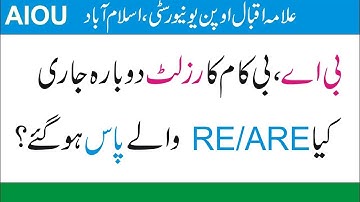 AIOU Result Announced, Revised Spring 2021, Flash Azeem