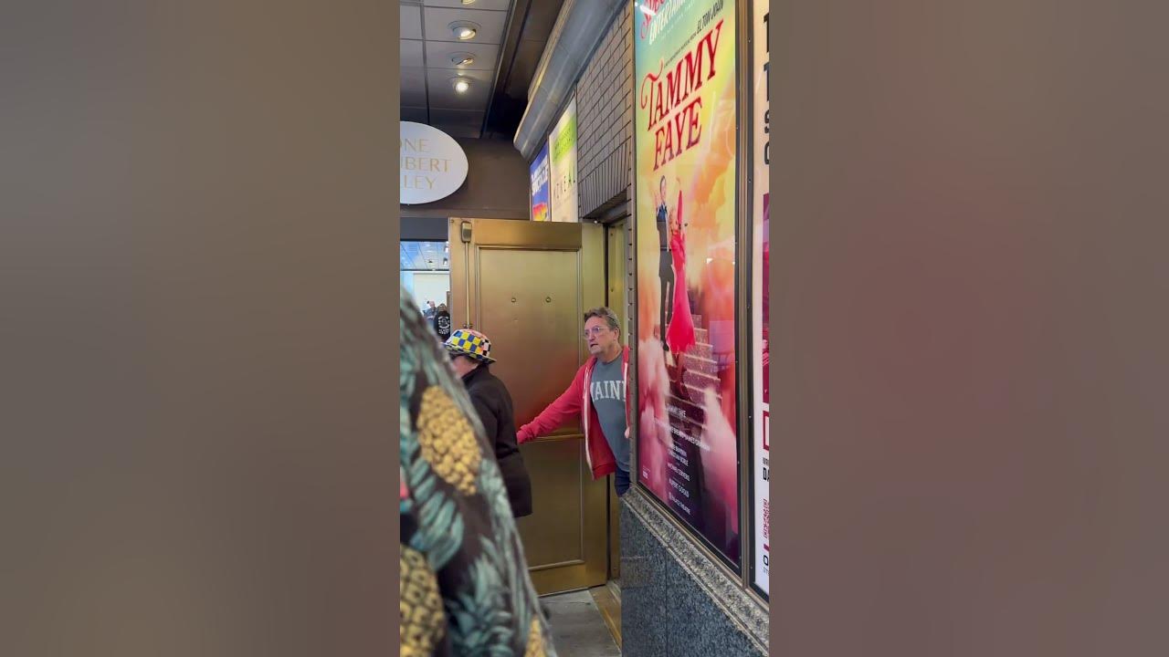 Patti Lupone leaving stage door “The Roommate” #broadway #pattilupone #theatre #theroommate
