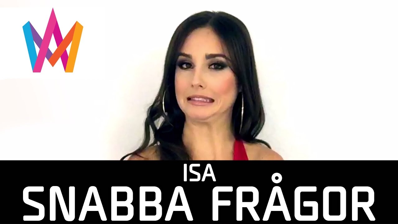 Isa svarar på snabba frågor inför Melodifestivalen 2016