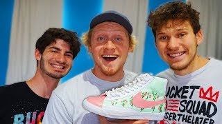 1 HOUR CUSTOM NIKE BLAZER CHALLENGE w/ JESSER, MOPI, & MOOCHIE!