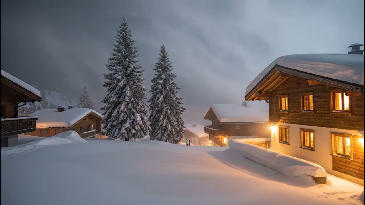 Winter Snowstorm | Wind Sounds for Meditation, Better Sleep & Peace