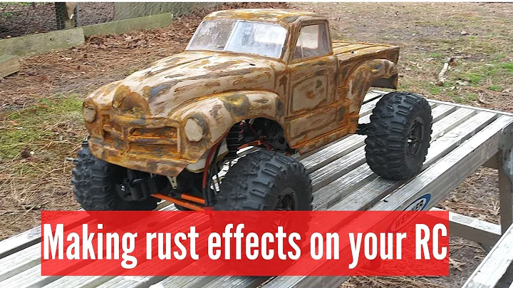 Making Rust Effects on your RC Body