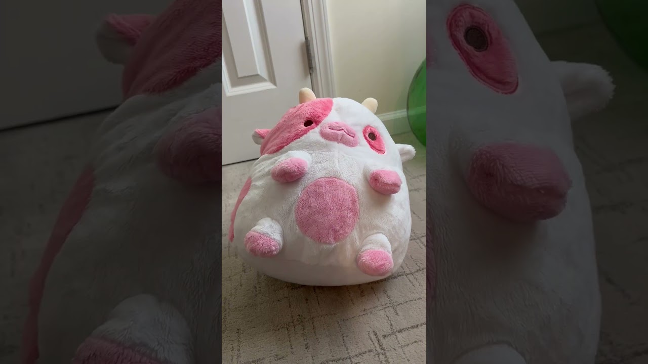 What happens if you BURN the heart😍#cows #aesthetic #squishy #cuteanimals #plushies #cute #giftideas