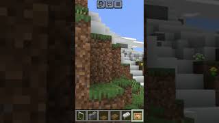 I found ice region in Minecraft "extreme cold weather#ytshorts #trending #viral #gameplay #minecraft