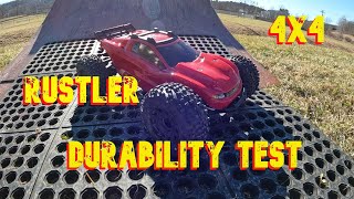 Traxxas Rustler 4x4 VXL durability test. Will it survive?
