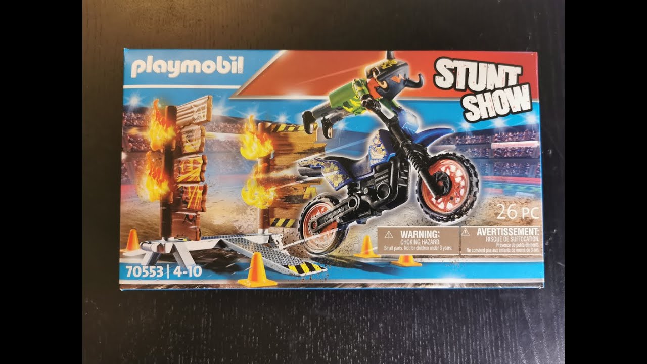 Unboxing Playmobil 70553 | Moto Stunt Show 🏁
