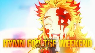 Rengoku Death💔 | Hymn For The Weekend | Demon Slayer Edit