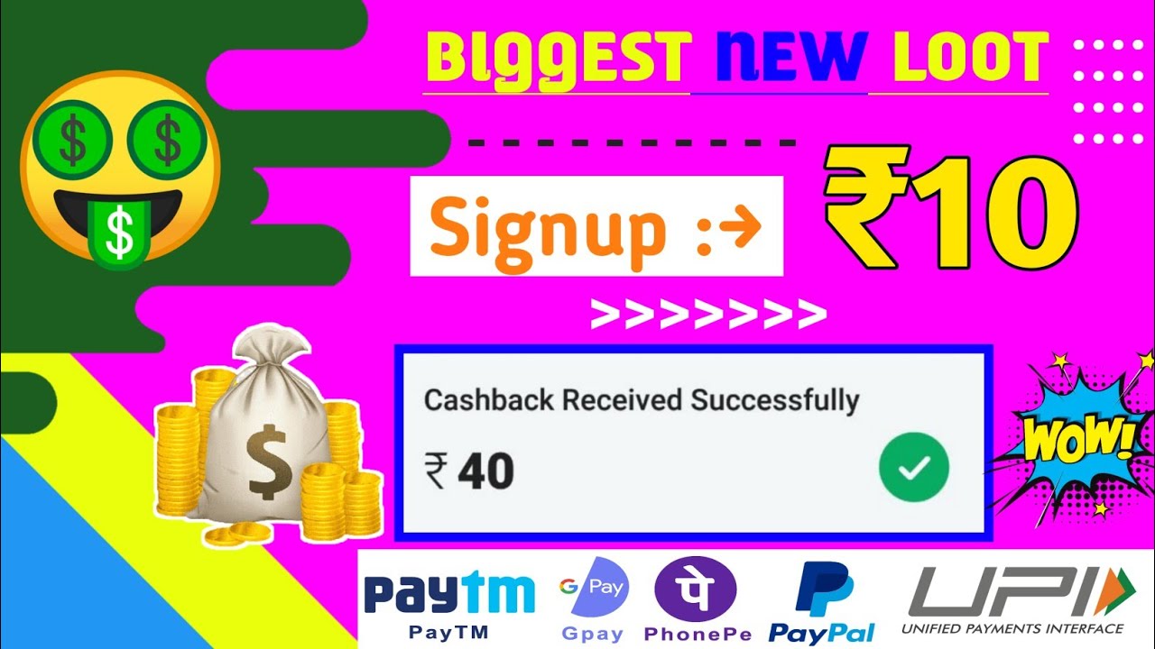 Signup and instant withdraw paytm cash।। new paytm earning app today 2022 Online paise kaise kamaye