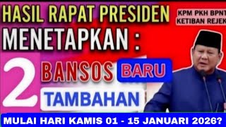 Download Lagu KABAR GEMBIRA DITANGGAL 01 JANUARI 2026 KPM PKH BPNT YG MENUNGGU BANSOS TAHAP 4 CAIR SIMAK MP3
