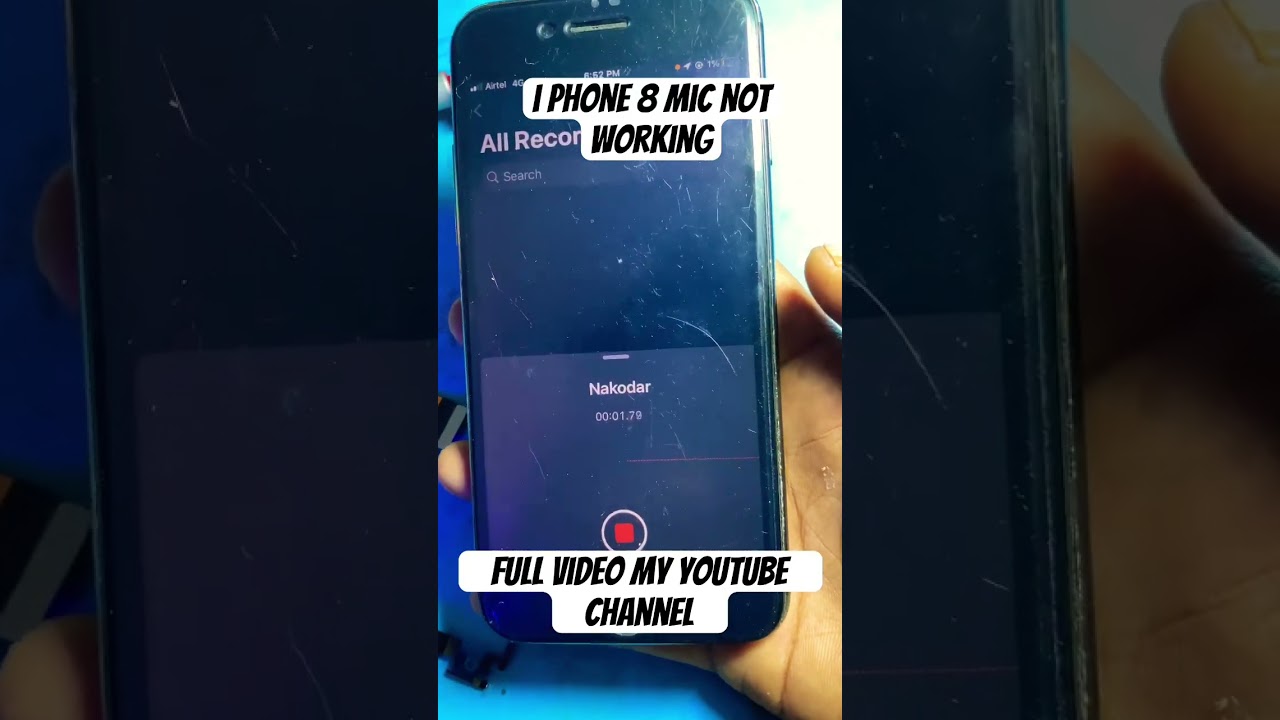 i phone 8 mic solution 💸💸