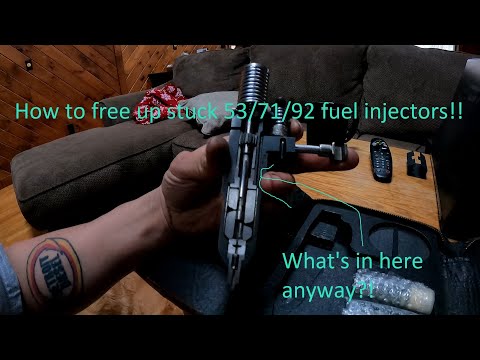How to free up stuck 53/71/92 series Detroit Diesel fuel injectors and prevent a RUNAWAY!