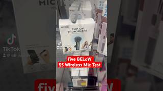 Seen this at five below and wanted to test it out 🎤