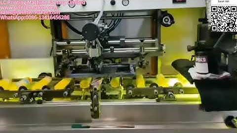 Fully automatic assembly line screen printing machine, multi-color one-time printing completed
