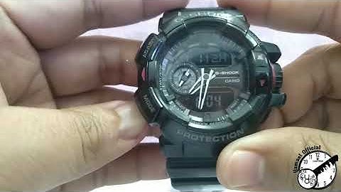 G-shock GA-400 How to set time and sync Analog and Digital time