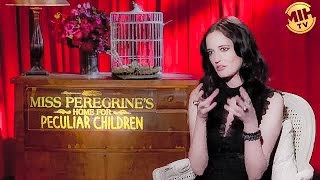 Eva Green Interview Miss Peregrine’s Home for Peculiar Children.