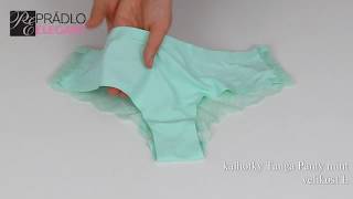 Julimex Kalhotky Tanga Mint