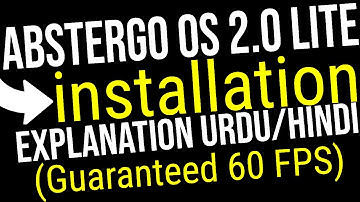 PhoenixOS: Abstergo OS 2.0 Lite installation Explanation URDU/HINDI  (Guaranteed 60 FPS)