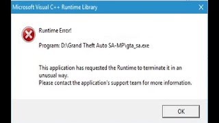Runtime Eroor. Решение проблемы. Что делать если выдается ошибка Runtime Error Runtime Eroor. Решение проблемы. Что делать если выдается ошибка Runtime Error