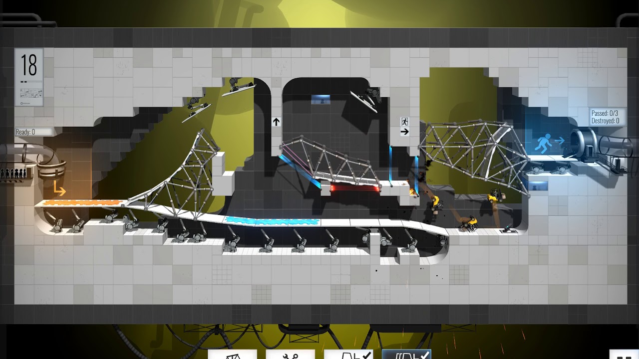 Bridge Constructor Portal Level 18