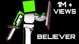Dream - Believer A Minecraft Manhunt Montage On Famous Youtuber