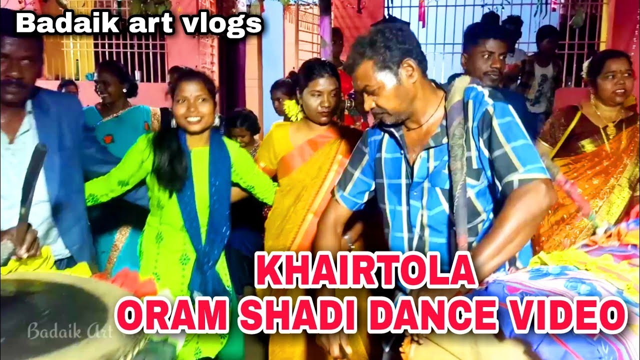 Nagpuri Chain dance !! Sadi chain dance 2021 !! Oram Sadi Khairtola