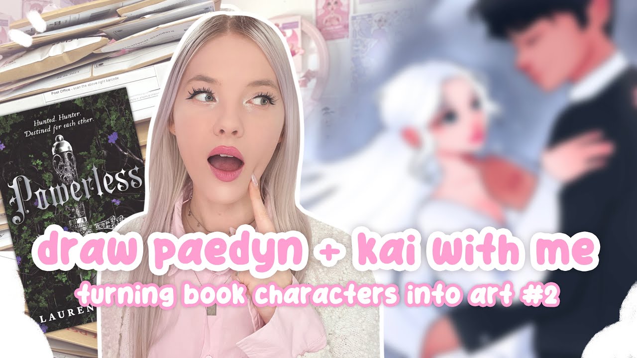 asmr turning book characters into art! 