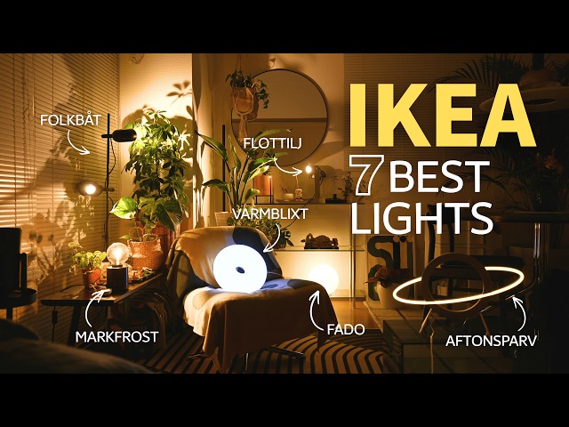 IKEA Lighting 7 Picks | Ambient Lighting Ideas for Aesthetic