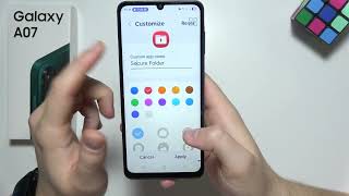 Samsung A07: How to Use Secure Folder - Full Tutorial