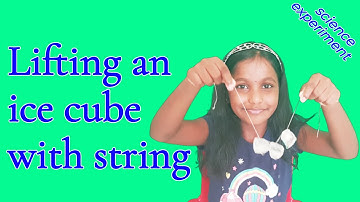 Lift an Ice cube 🧊with Thread 🧶| Ice Fishing Science Experiment @ L&J Edu LevelUp