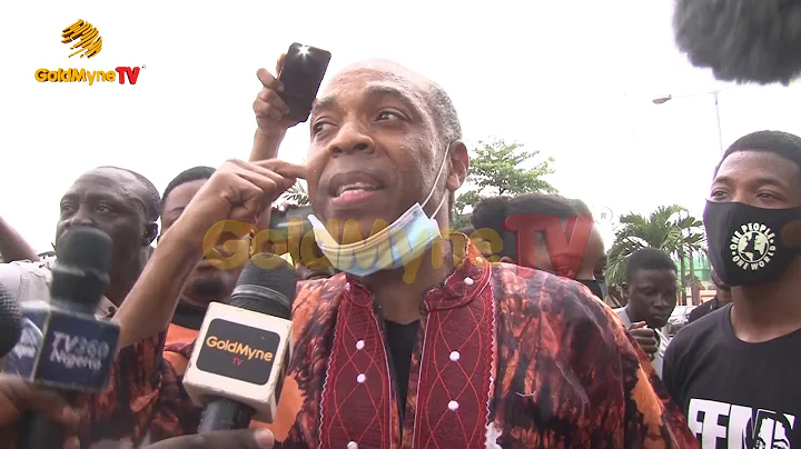 FEMI KUTI JOINS END SARS PROTEST AT ALAUSA, LAGOS, ASKS PROTESTERS NOT TO BACK DOWN