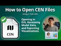 CEN File Extension: How to Open C Tech EVS Environmental Project Files