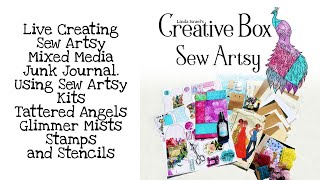 Live Sew Artsy Mixed Media Junk Journal