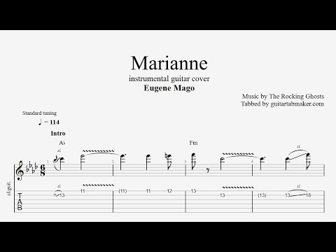 Marianne TAB - vintage instrumental guitar tabs (PDF + Guitar Pro)