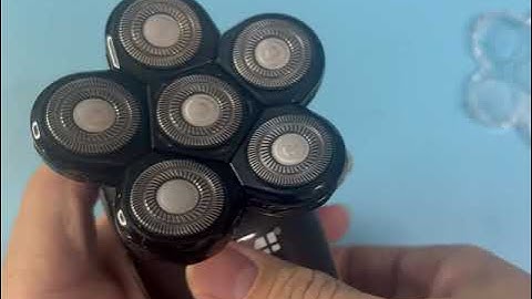 CÁCH VỆ SINH MÁY Máy cạo Trọc đầu 6 lưỡi JM-686, 6 lưỡi công nghệ tự mài sắc - JMI SHOP -JMI GROUP