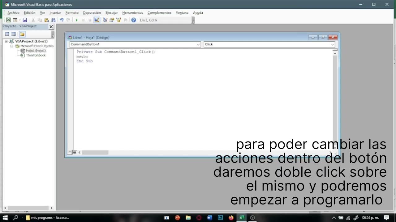 C mo usar y programar visual basic en excel youtube