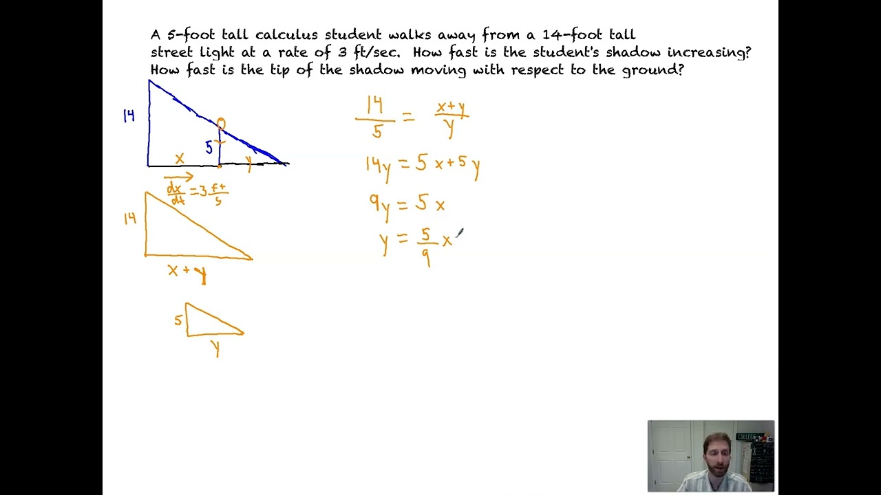 The Shadow Problem - Related Rates