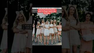 Removing people from photos with photoshop #wedding #bridesmaids #weddingphotos #photoshop #bride