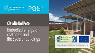Embodied energy of materials and life cycle of buildings (Claudio Del Pero)