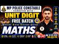 MP Police Constable Maths Class 02 | UNIT DIGIT | Foundation Batch 2026 BY Kc sir