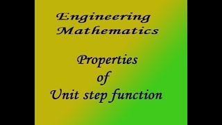 Laplace transform of unit step function simple & easy four properties by easy maths easy tricks